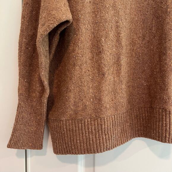 Anthropologie Kaisley Women's Brown Knit Sweater Turtleneck Size M - Picture 2 of 8